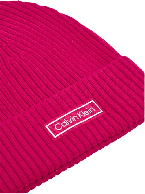 Cappellino in misto cashmere fucsia Calvin Klein | LV04D8053GTRZ